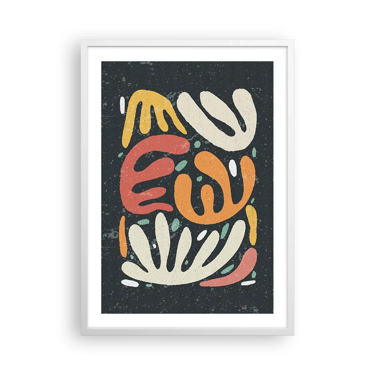 Poszter fekete keretben - Kompozíció - mindjárt elkaplak - 50x70 cm