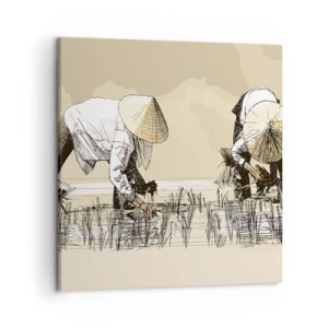 Vászonkép - Sikeres betakarítást - 50x50 cm