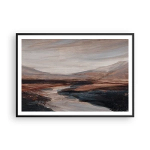 Poszter fehér keretben -  Békés völgy - 100x70 cm