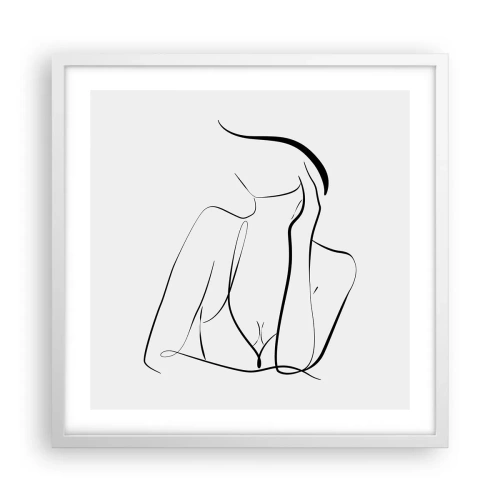 Poszter fekete keretben - Az álmok hullámán - 50x50 cm
