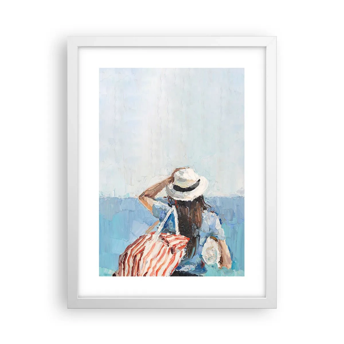 Poszter fekete keretben - Üdvözöljük a nyaraláson - 30x40 cm