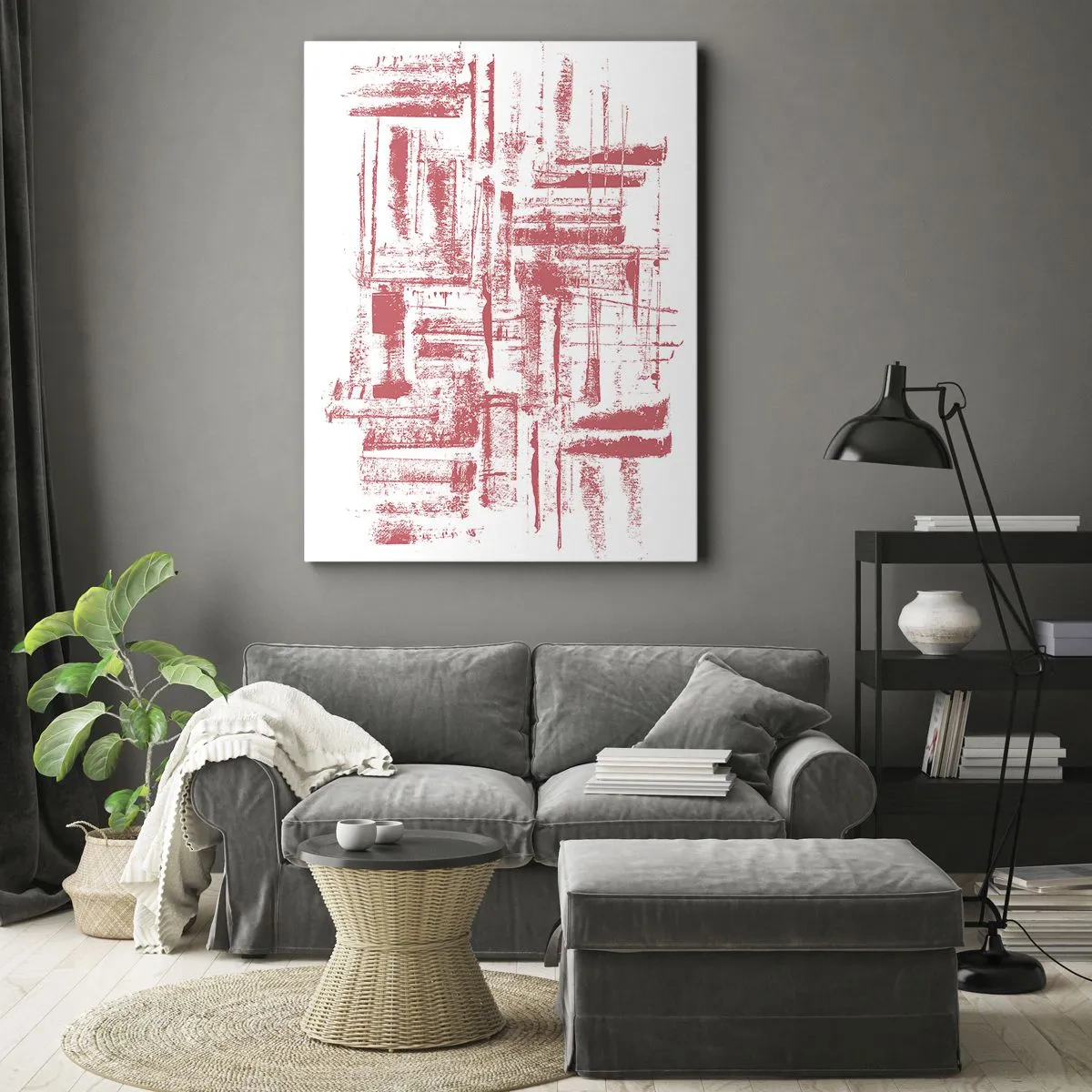 Vászonkép - A vörös város - 50x70 cm
