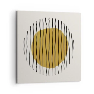 Vászonkép - A hőtől remegő absztrakció - 60x60 cm
