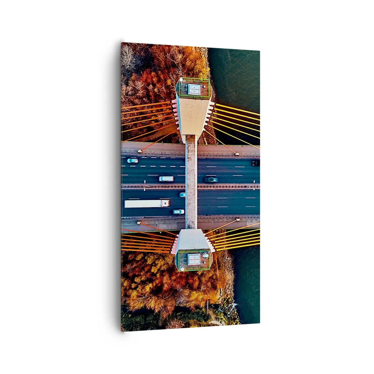 Vászonkép - TÚL a vizeken, túl az erdőkön - 65x120 cm