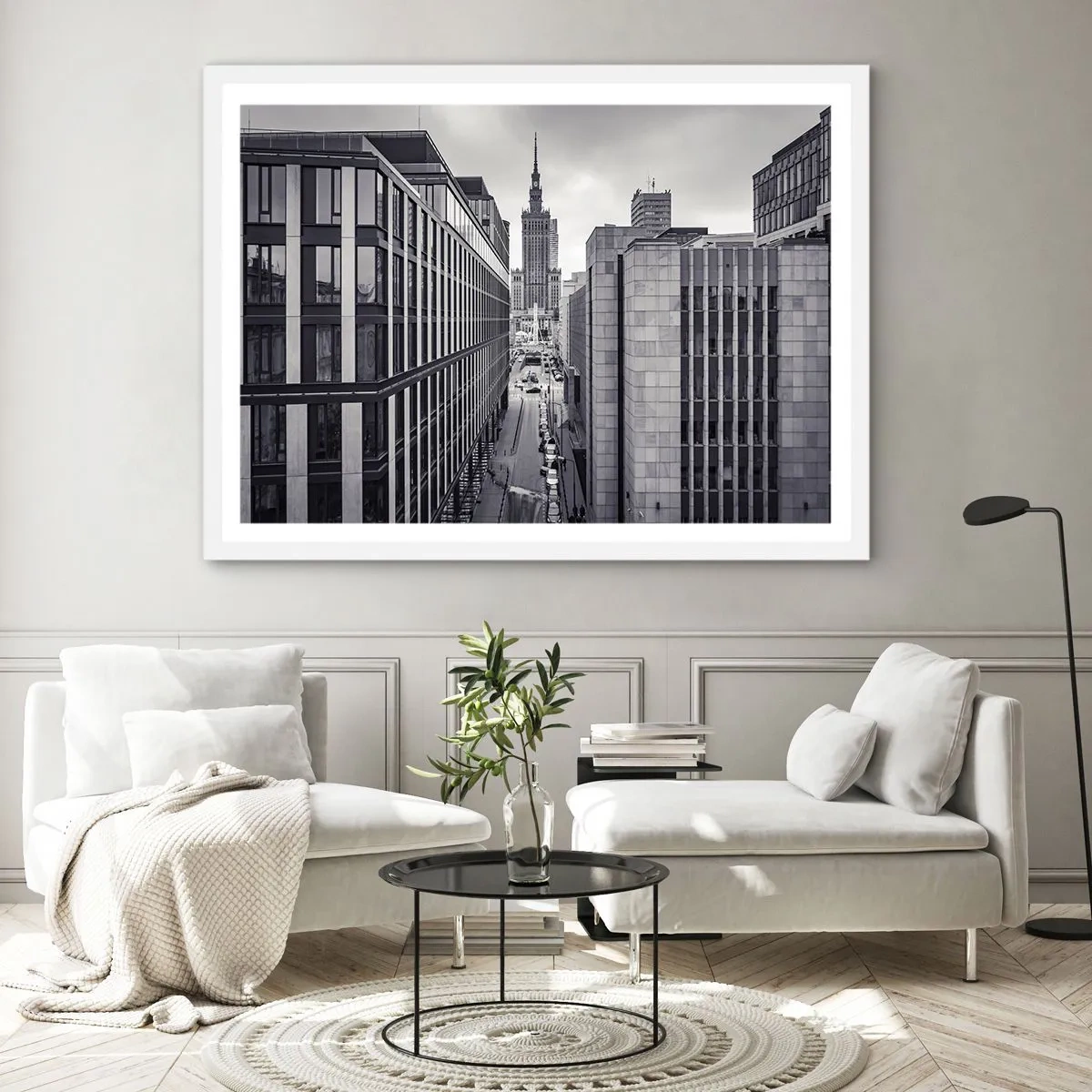 Poszter fekete keretben - Varsói völgy - 40x30 cm