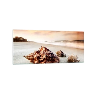 Üveg kép - A hullámok kitaszítottjai - 120x50 cm