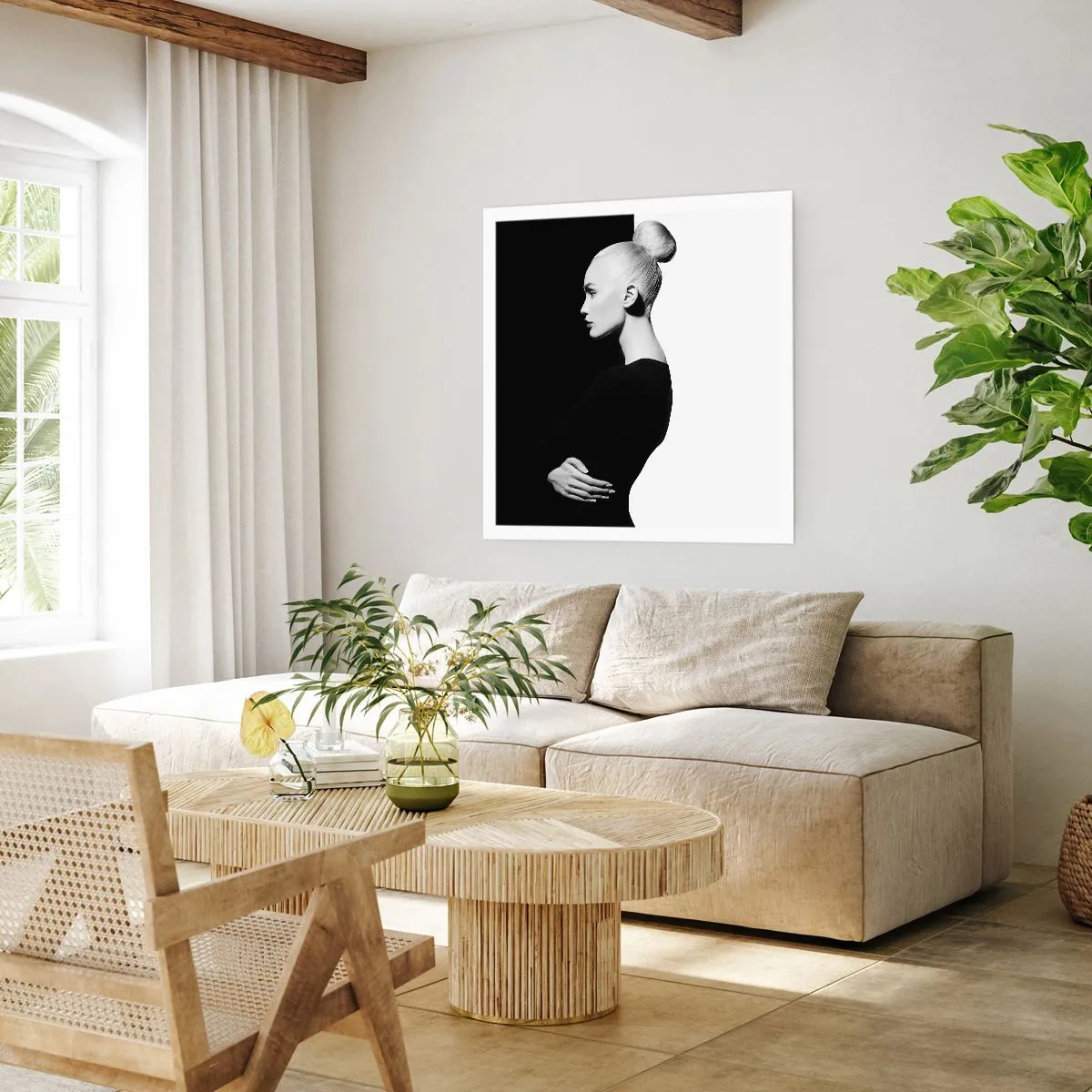 Poszter - Egyszerűen egy nő - 60x60 cm