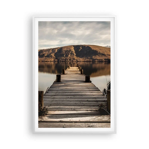 Poszter fekete keretben - Táj a csendben - 70x100 cm