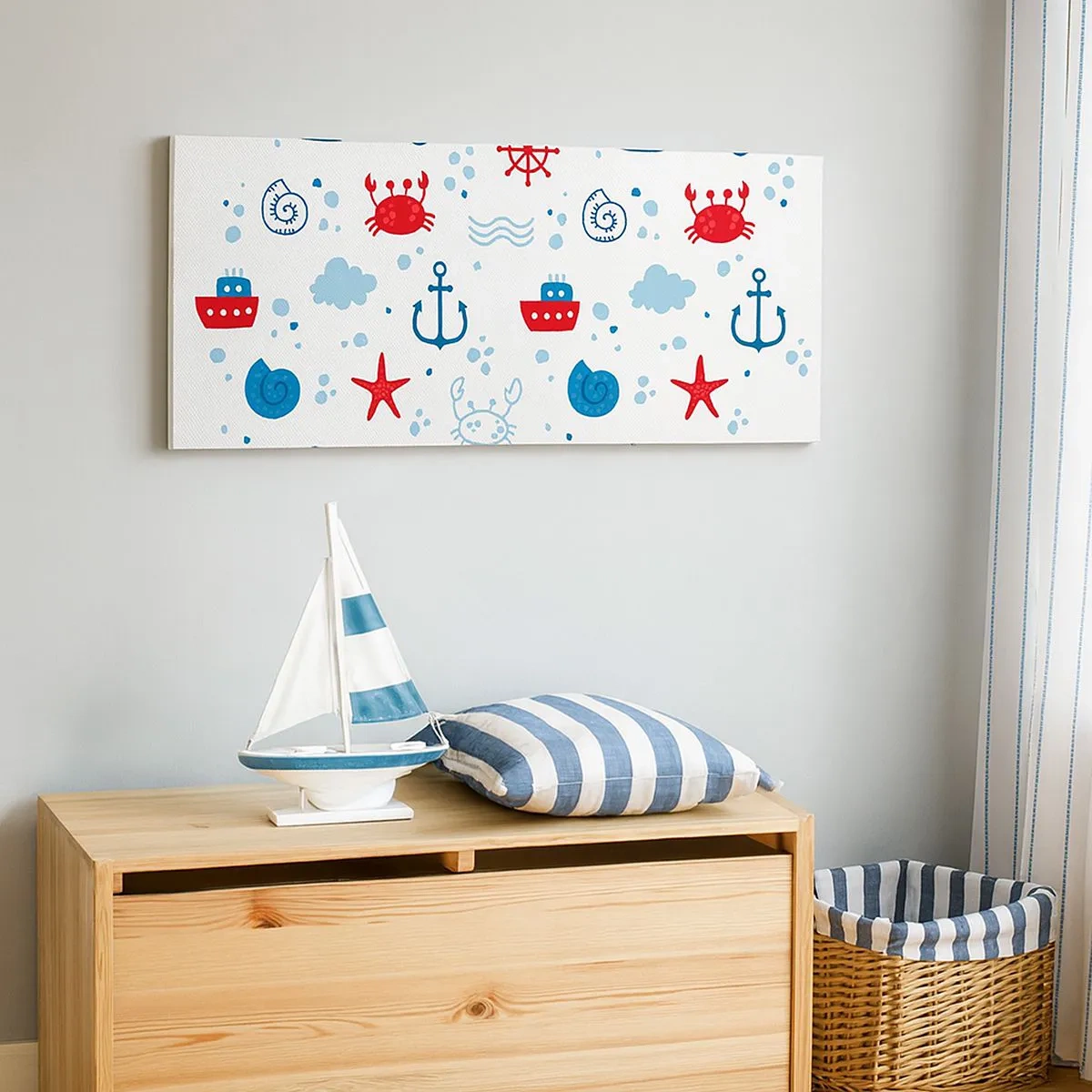 Vászonkép - Tengeri mese - 100x40 cm