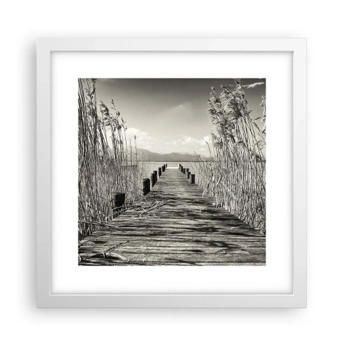 Poszter fekete keretben - A fű csendjében - 30x30 cm