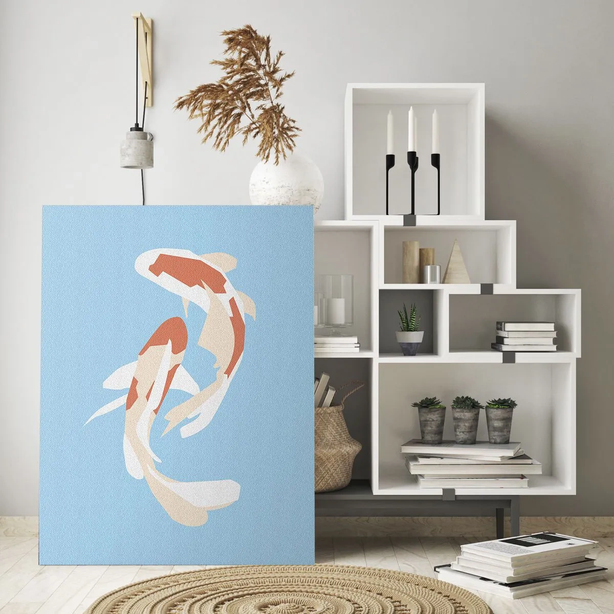 Üveg kép - Spontán szinkronúszás - 70x100 cm