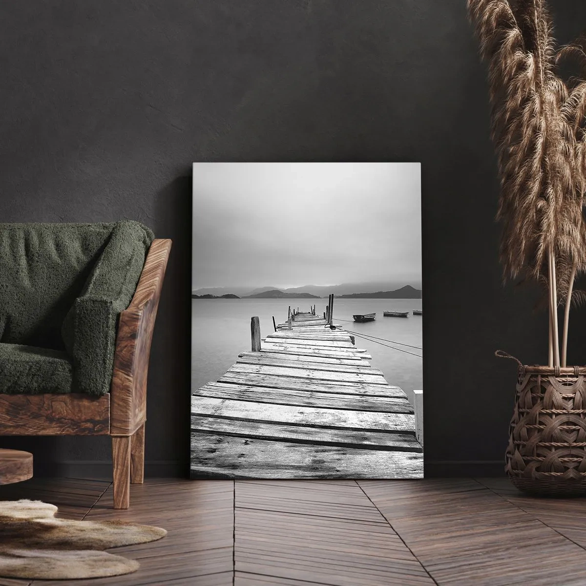 Vászonkép - Hegyeken és tengereken túl - 45x80 cm