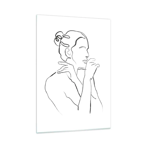 Üveg kép - Akt: érzéki misztérium - 50x70 cm