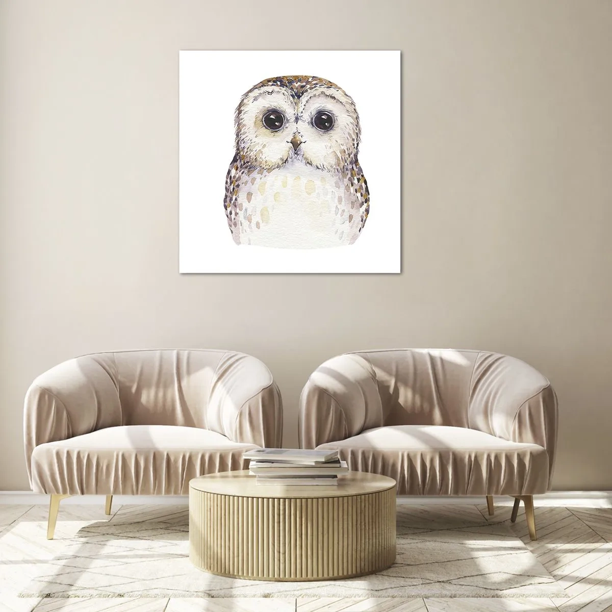 Üveg kép - Nézz a szemembe - 70x70 cm