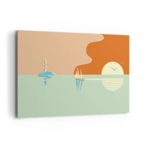 Vászonkép - Tökéletes tengeri tájkép - 100x70 cm