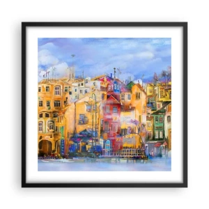Poszter fehér keretben - Együtt vagyunk - 50x50 cm