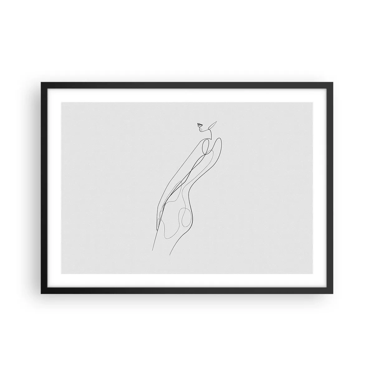 Poszter fehér keretben - Csak egy ígéret - 70x50 cm