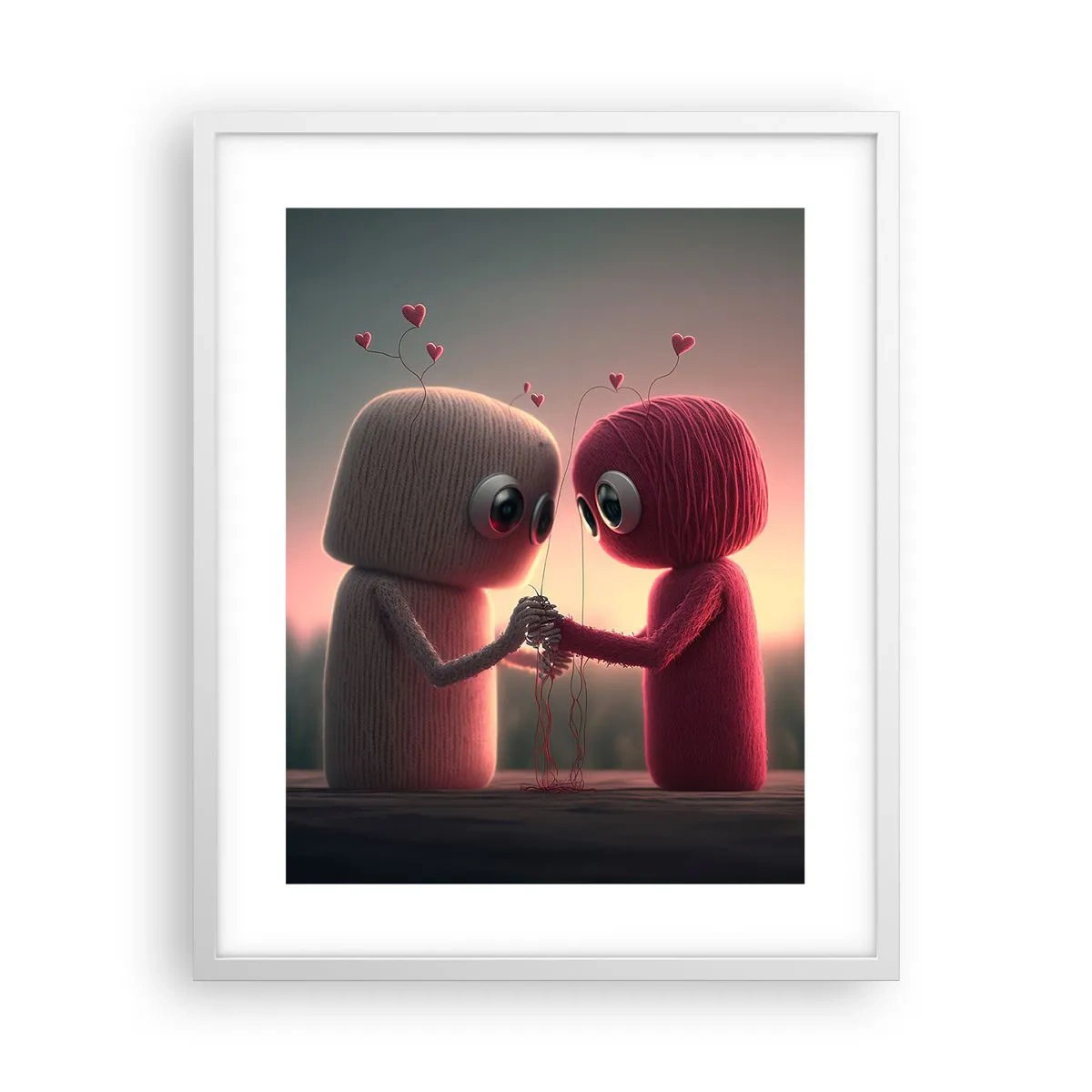 Poszter fekete keretben - Mindenki szerethet - 40x50 cm