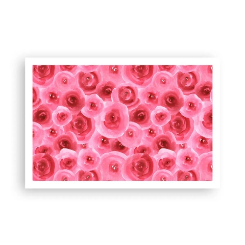 Poszter - Rózsák alul és felül - 91x61 cm