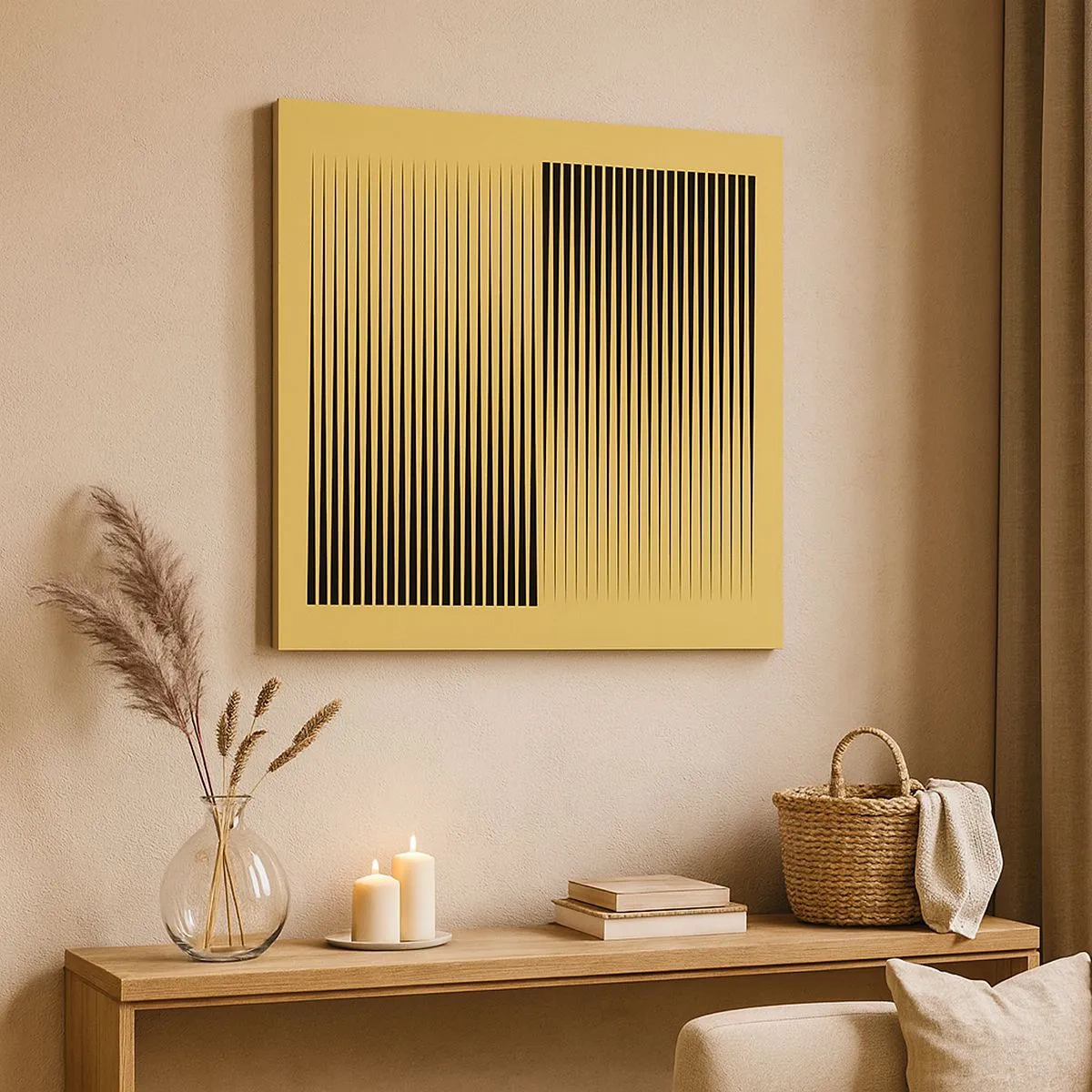 Vászonkép - Az ellentétek négyzete - 30x30 cm