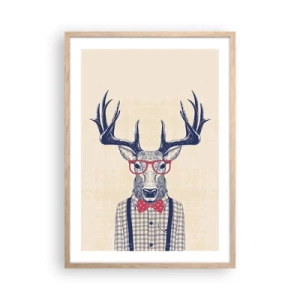 Poszter világos tölgy keretben - Mókás extravagancia - 50x70 cm