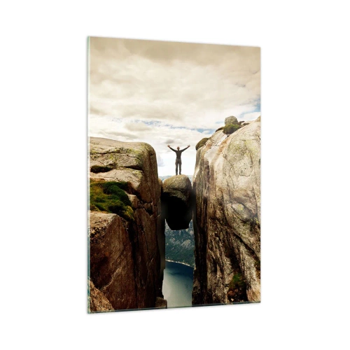 Üveg kép - Hogy vagyok ?! - 50x70 cm