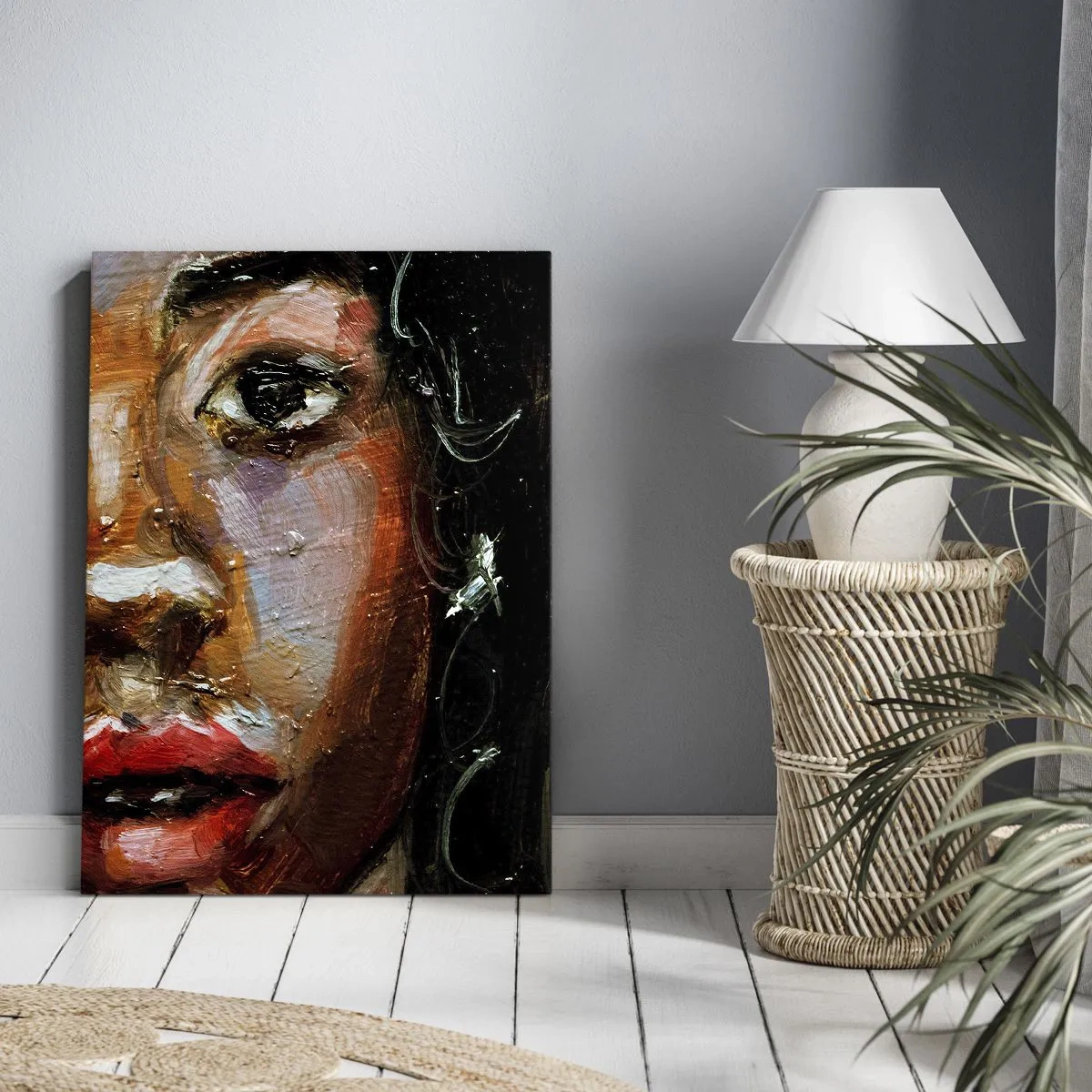 Vászonkép - Fekete és fény - 50x70 cm