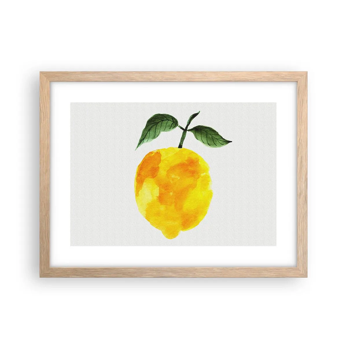 Poszter világos tölgy keretben - Hogyan ismerjük meg a nap ízét - 40x30 cm