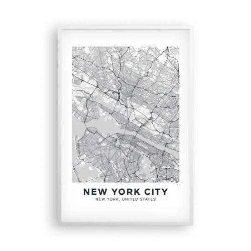 Poszter fekete keretben - Metropolisz anatómiája - 61x91 cm