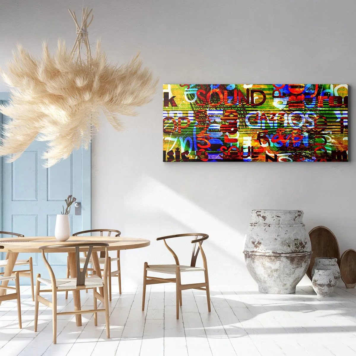Vászonkép - A hang mindegyik színe - 100x40 cm