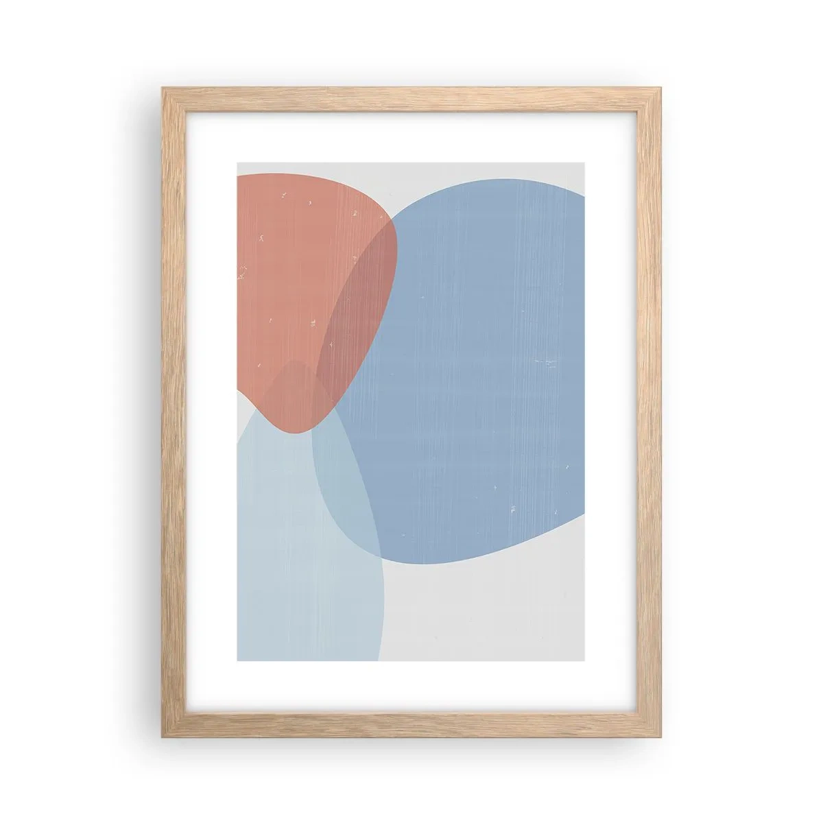 Poszter világos tölgy keretben - Pasztell kapcsolatok - 30x40 cm