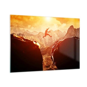 Üveg kép - Átlépve a határokat - 100x70 cm