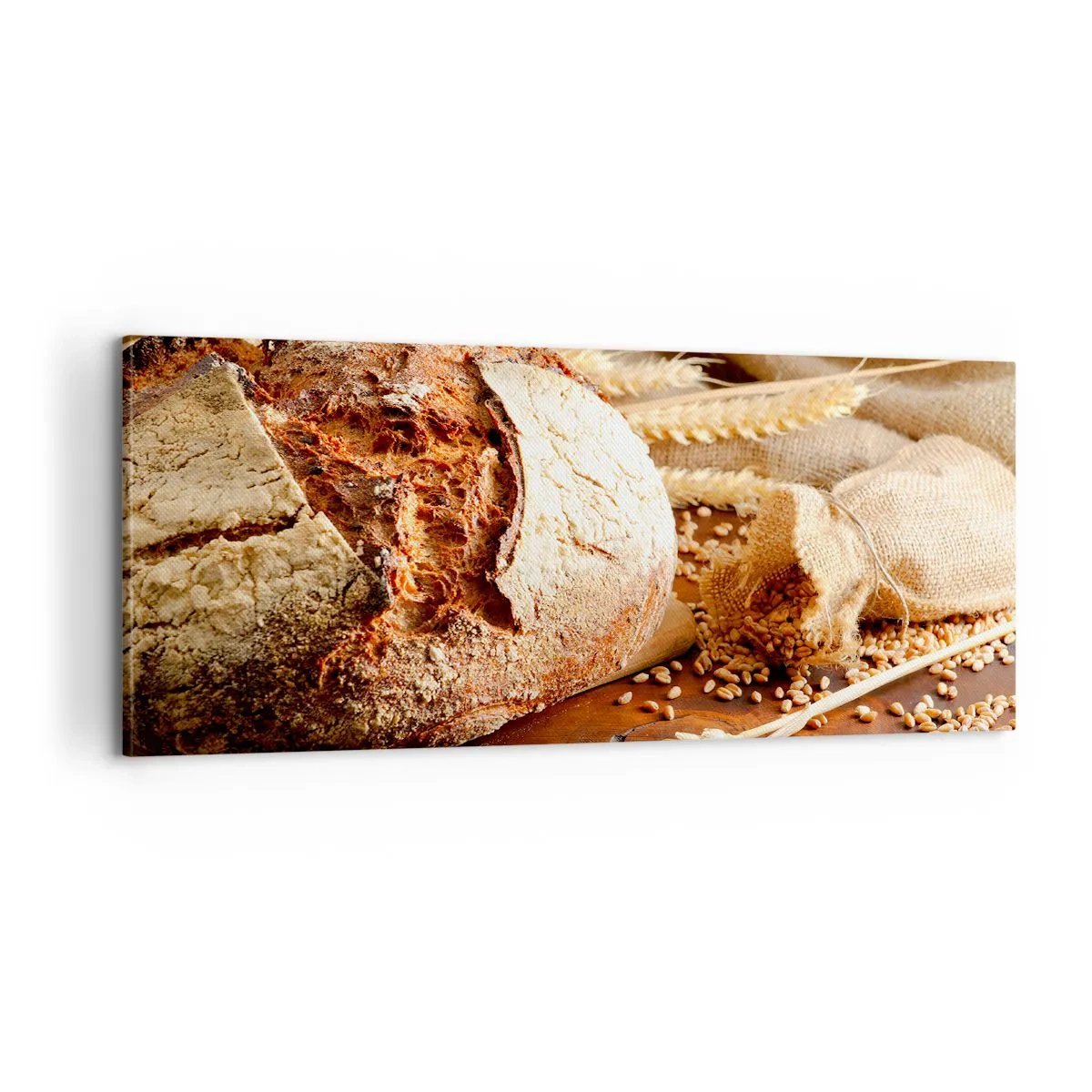 Vászonkép - Étvágygerjesztő, illatos, ropogós - 100x40 cm