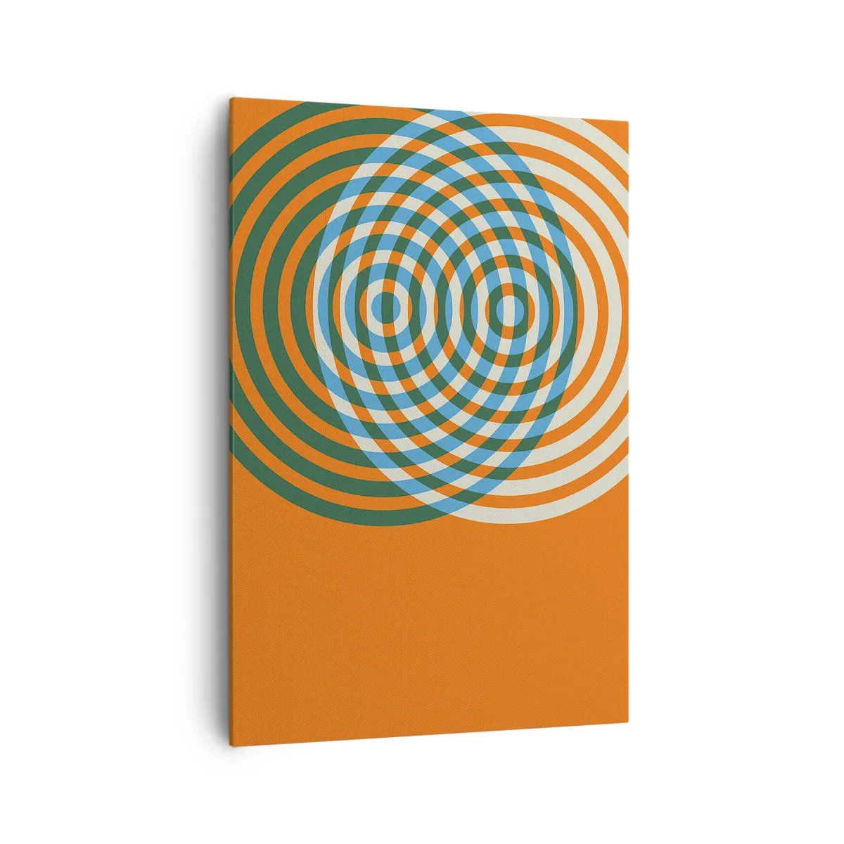 Vászonkép - Absztrakt körkörös variáció - 70x100 cm