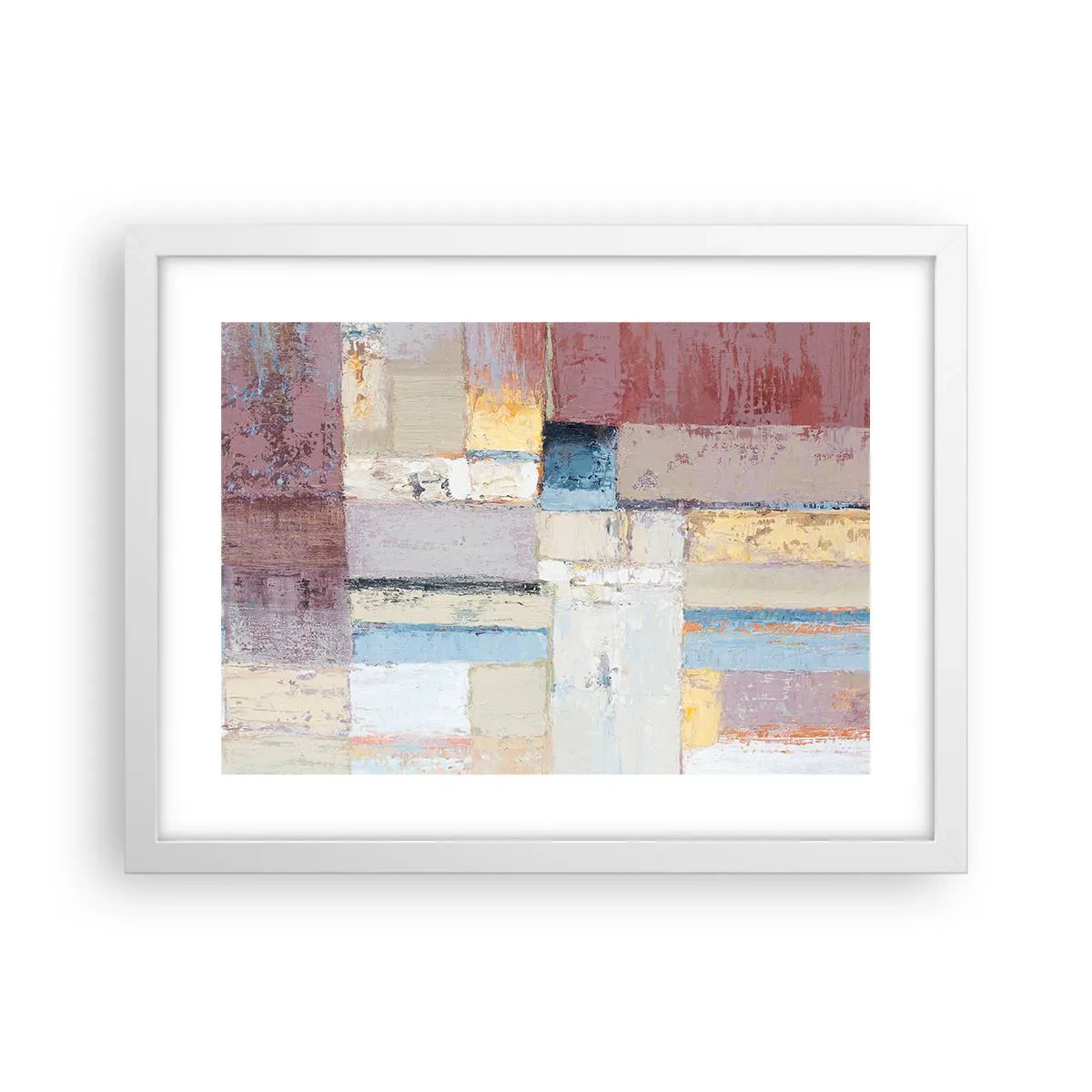 Poszter fekete keretben - A geometria nyugalma - 40x30 cm