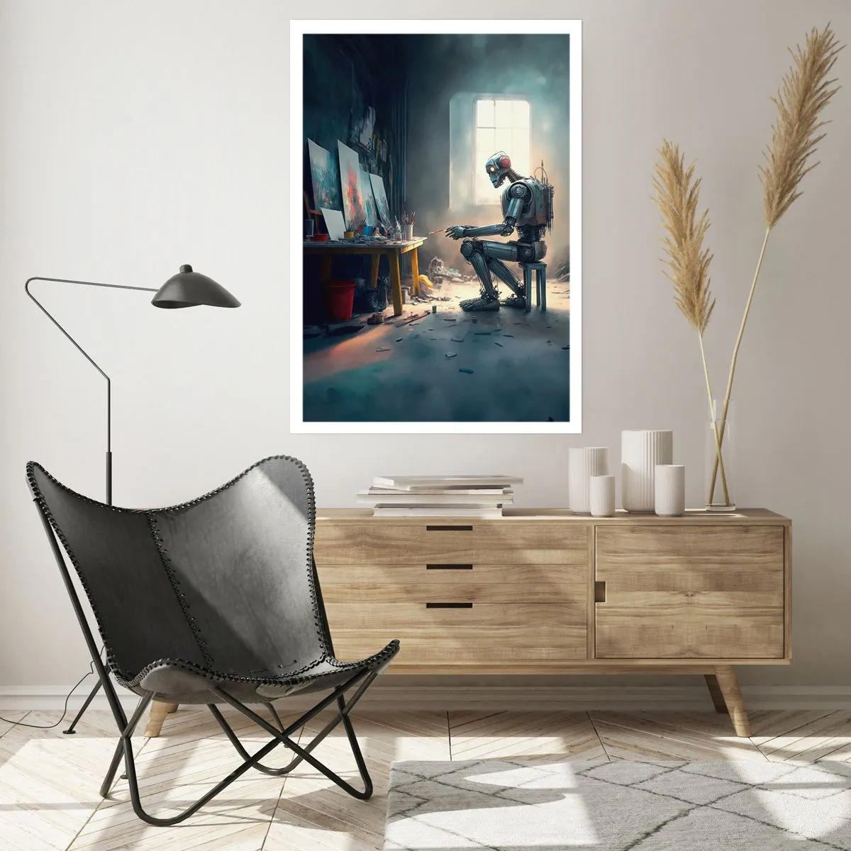 Poszter - Az alkotás aktusa - 61x91 cm