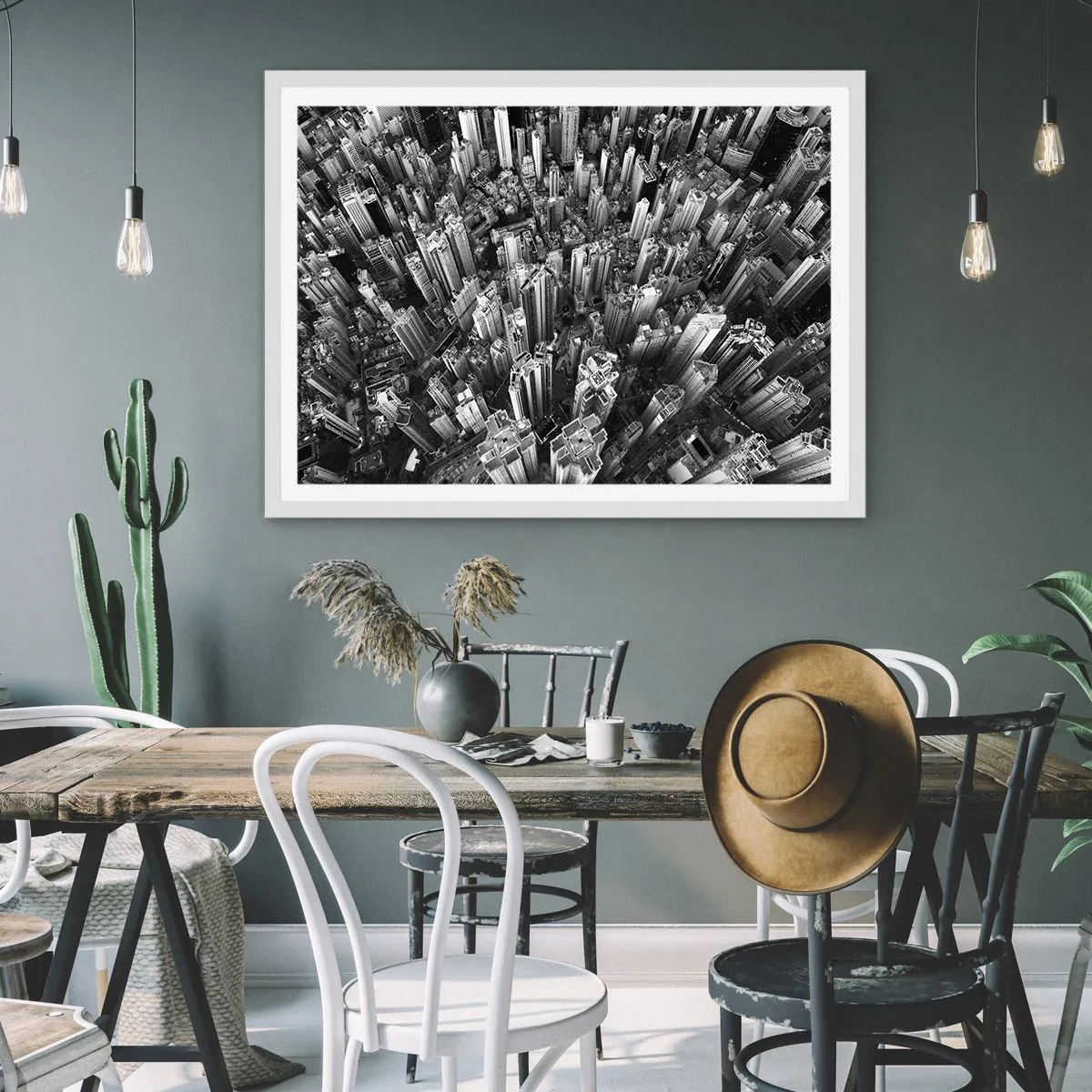 Poszter fekete keretben - Továbbra is feljebb és feljebb - 100x70 cm