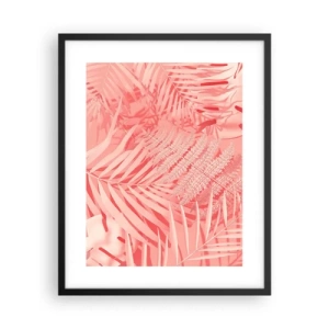 Poszter fehér keretben - Rózsaszín koncepció - 40x50 cm