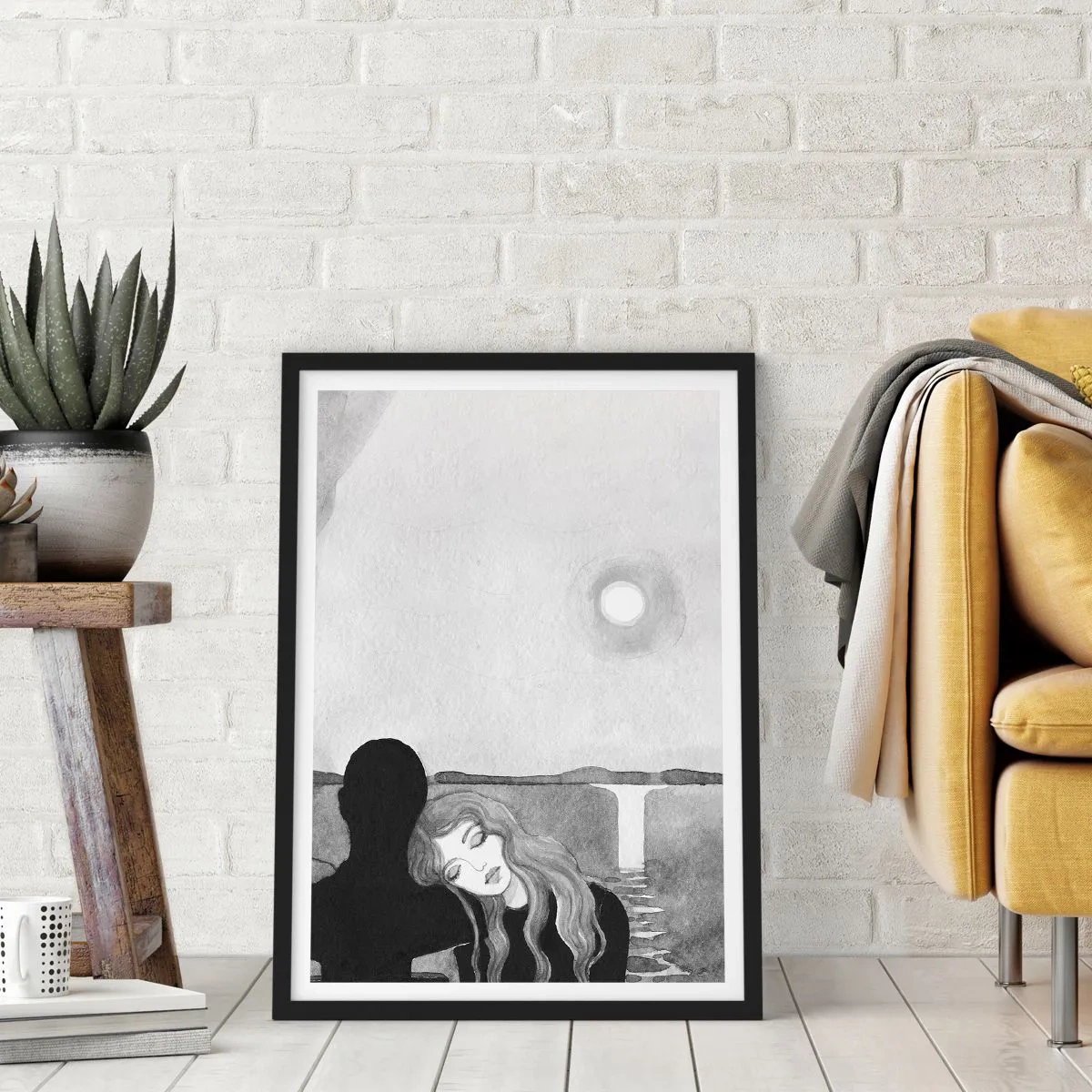 Poszter fehér keretben - Mindig titok - 61x91 cm