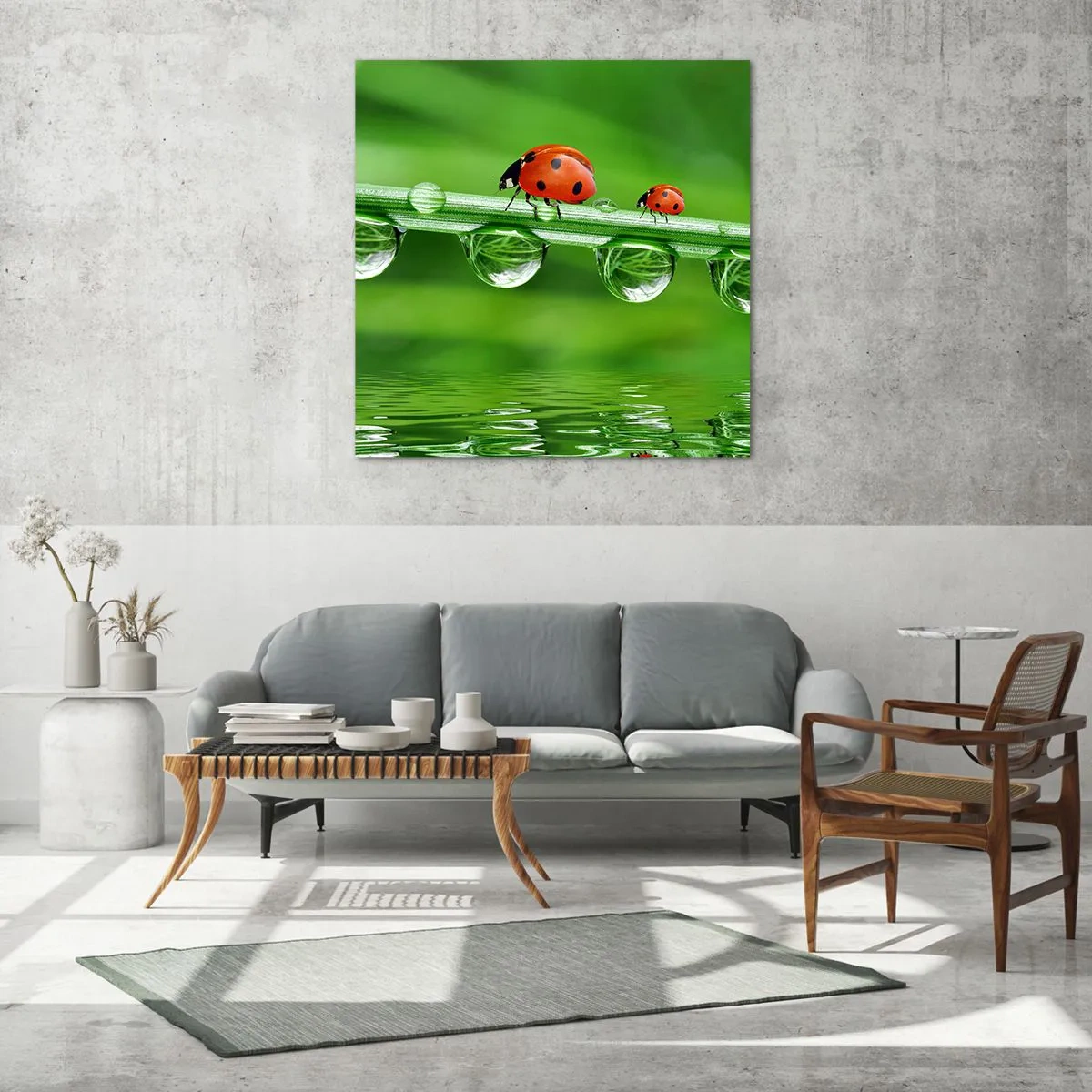 Üveg kép - Egész nyáron az úton - 50x50 cm