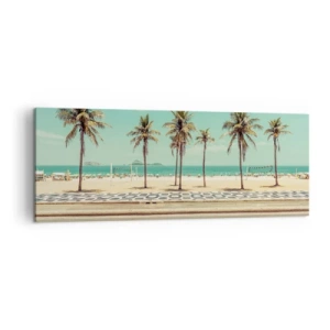 Vászonkép - A tengerparton - 140x50 cm