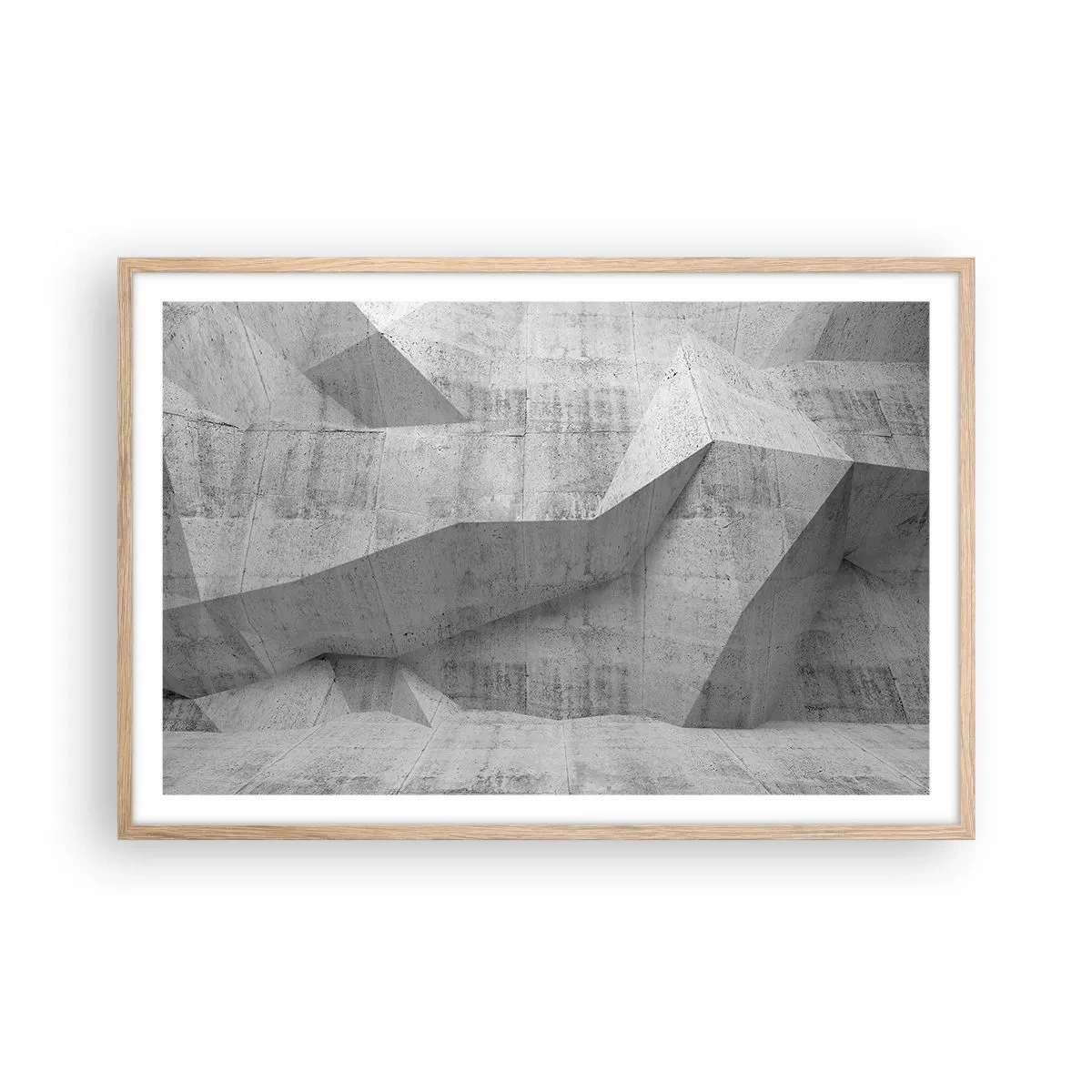 Poszter világos tölgy keretben - Igazi kihívás - 91x61 cm