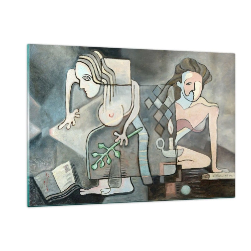 Üveg kép - Lélek és matéria mozaikja - 120x80 cm