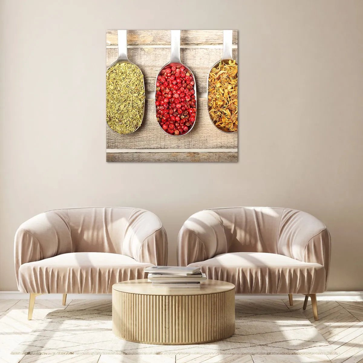 Üveg kép - Konyhai varázslat - 70x70 cm