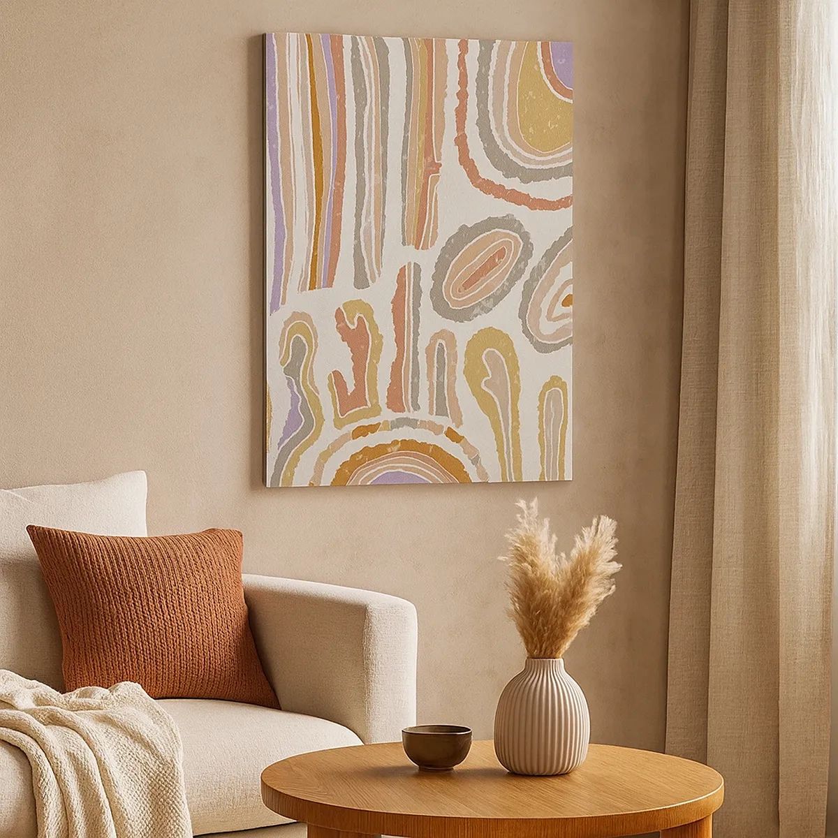 Vászonkép - Színes keresztmetszetek - 50x70 cm