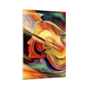 Üveg kép - Minden stimmel - 80x120 cm