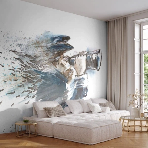 Fotótapéta Standard Eco - Tíz a Beaufort-skálán! - Absztrakció, Tengerész, Kapitány - 300x210 cm