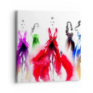 Vászonkép - Hangulatok a jelmezekhez - 30x30 cm