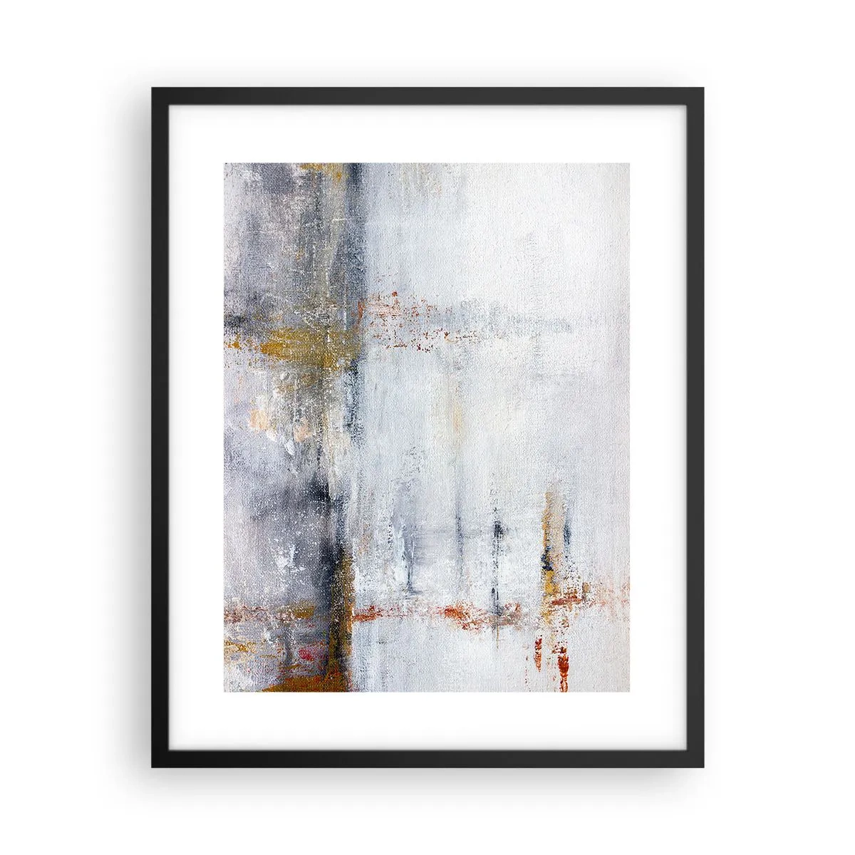 Poszter fehér keretben - A légfüggöny mögött - 40x50 cm