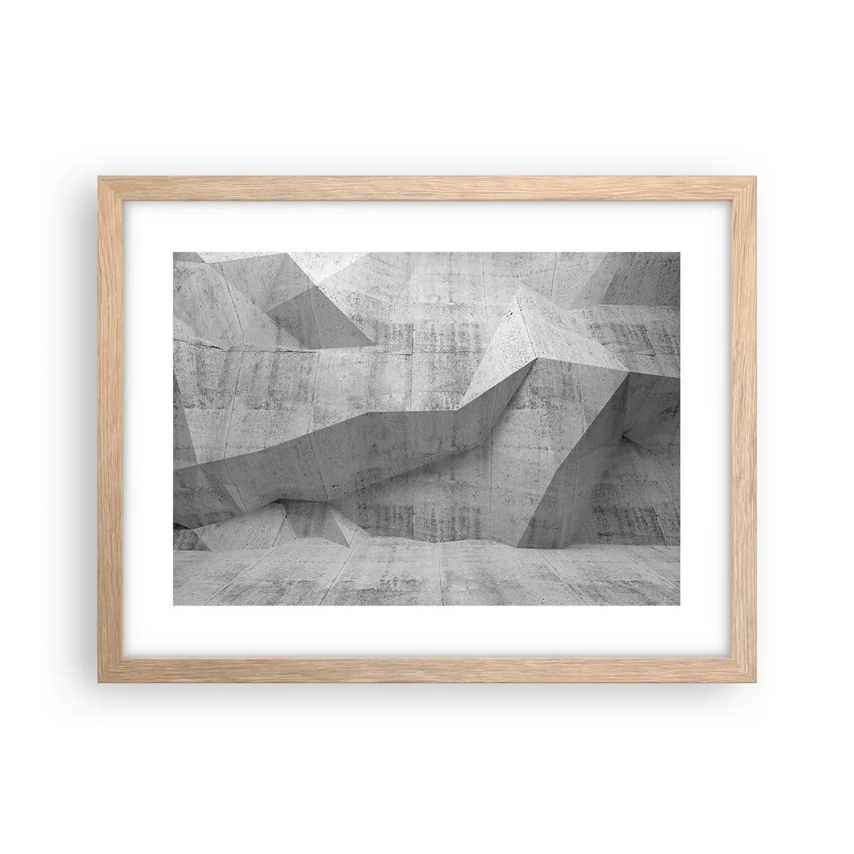 Poszter világos tölgy keretben - Igazi kihívás - 40x30 cm